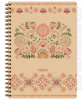Spirálový sešit s rozdružovačem A4 - Floral scape - 1548-0389 