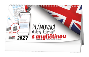 Stolní kalendář - Plánovací daňový kalendář s angličtinou - BSN5-27