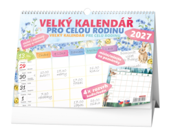 Stolní kalendář - Velký kalendář pro celou rodinu - BSI6-27