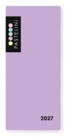 Týdenní diář 2027 - PVC- PASTELINI fialová - 8-69026

