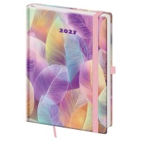 Týdenní diář A5 - Vario - Feathers s gumičkou - DVR423-20-27