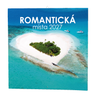 Nástěnný kalendář 2027 - Romantická místa - BNL6-27