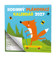 Nástěnný kalendář 2027 - Rodinný plánovací kalendář - BNL10-27