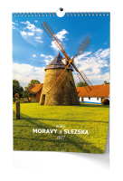 Nástěnný kalendář 2027 - Krásy Moravy a Slezska- A3 - BNF7-27