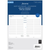 Kalendář 2027 do diáře Filofax - A5 - denní - na 1 stranu - linka - 6858027