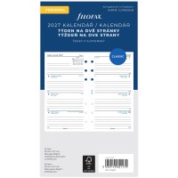 Kalendář 2027 do diáře Filofax - osobní - týdenní - na 2 strany, linka - 6847127