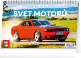 Stolní kalendář 2027 - Svět motorů - PGS-36882