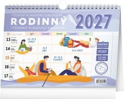 Týdenní kalendář 2027 - Rodinný plánovací s háčkem - PGS-36930