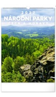 Nástěnný kalendář 2027 - Národní parky Čech a Moravy - PGN-36850-L