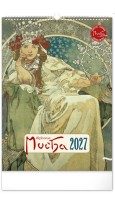 Nástěnný kalendář 2027 - Alfons Mucha - PGN-36373-L