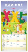 Nástěnný kalendář 2027 - Rodinný plánovací XXL  - PGN-36867-L