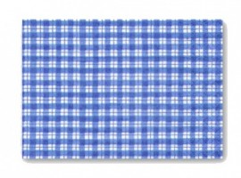 Ubrus do výtvarné výchovy PVC - modré káro - 7-498