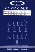 Uhlový papír A4 modrý - 25 listů - AH11520 