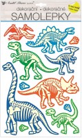 Samolepka na zeď svítící ve tmě - Dinosauři - 25 x 41 cm - 15113