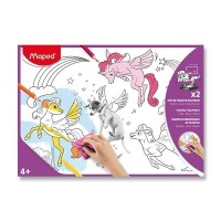 Plastové prostírání k vymalování MAPED - A3 - mix motivů - 0144/9831218