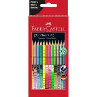 Trojhranné pastelky Faber-Castell Colour Grip - 12 ks - speciální edice - 0086/2015690