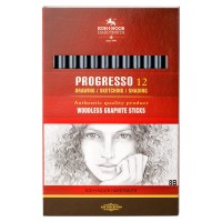 Tužka grafitová v laku - Progesso - 8B - 8911