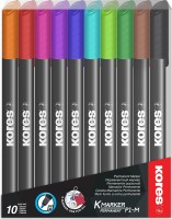 Permanentní popisovače Kores K MARKER P1 - M - 10 ks - 22141
