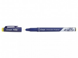 Gumovací liner Pilot FriXion Fineliner - žlutá - 4104-005