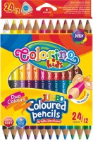 Oboustranné trojhranné pastelky Colorino Jumbo - 12 ks - R51880