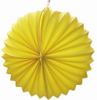 Kulatý lampion - žlutý - 9012-01