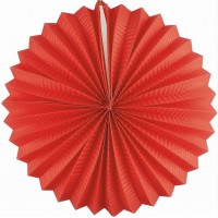 Kulatý lampion - červený - 9012-03