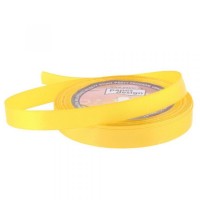 Stuha saténová 12mm/32m - žlutá - 601139