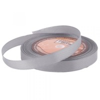 Stuha saténová 12mm/32m - stříbrná - 601163