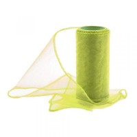 Organza obšitá 12cm/9m - olivová - 240033