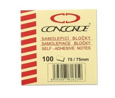 Samolepicí bloček 75 x 75 mm -100 listů - A1002 