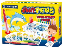 Foukací fixy AirPens Super Activity Centre - 1500/15