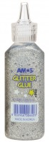 Glitrové lepidlo - stříbrná - 22 ml - 1517-02
