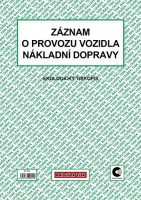 Záznam o provozu vozidla nákladní dopravy - ET210