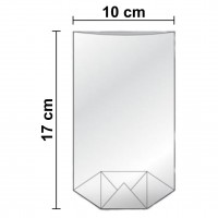 Tatrafánový sáček s křížovým dnem - 100 x 170 mm 