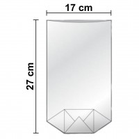 Tatrafánový sáček s křížovým dnem - 170 x 270 mm 