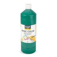 Temperová barva Creall Basic - 1000 ml - tmavě - E01816 zelená