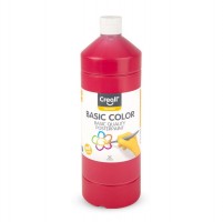 Temperová barva Creall Basic - 1000 ml - tmavě červená - E01806 