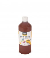 Temperová barva Creall Basic - 500 ml - tm. hnědá - E30079
