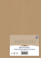 Karton A4 EKO hnědý - 200 g/m2 - 20 ks