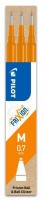 Náplň Pilot FriXion Ball 0.7 - oranžová - 3 ks - 2067-006