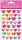 3D samolepky - srdce s glitry - 15022